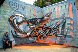 Optilise illusiooni graffitiartist