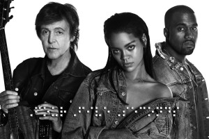 Downloadi uus Rihanna lugu "FourFiveSeconds" kaasas Kanye West ja Paul McCartney